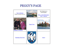 Tablet Screenshot of peggyspage.org